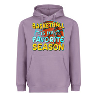 Lavender basketball is my favorite season Heavyweight Hoodie - texasbilliewilder