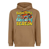 Basketball Is My Favorite Season Heavyweight Hoodie | Teevron