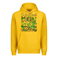 Lemon I don't need luck I've got Jesus Premium Hoodie - Jasminsmagicworld