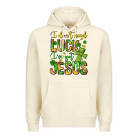 Sandshell I don't need luck I've got Jesus Premium Hoodie - Jasminsmagicworld
