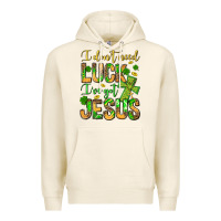 Tofu I don't need luck I've got Jesus Premium Hoodie - Jasminsmagicworld