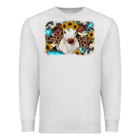 Oatmeal Heather cowhide leopard calf Premium Sweatshirt - RanaPortraitStore
