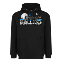 Black raising ballers volleyball Heavyweight Hoodie - Zillion Design Studio