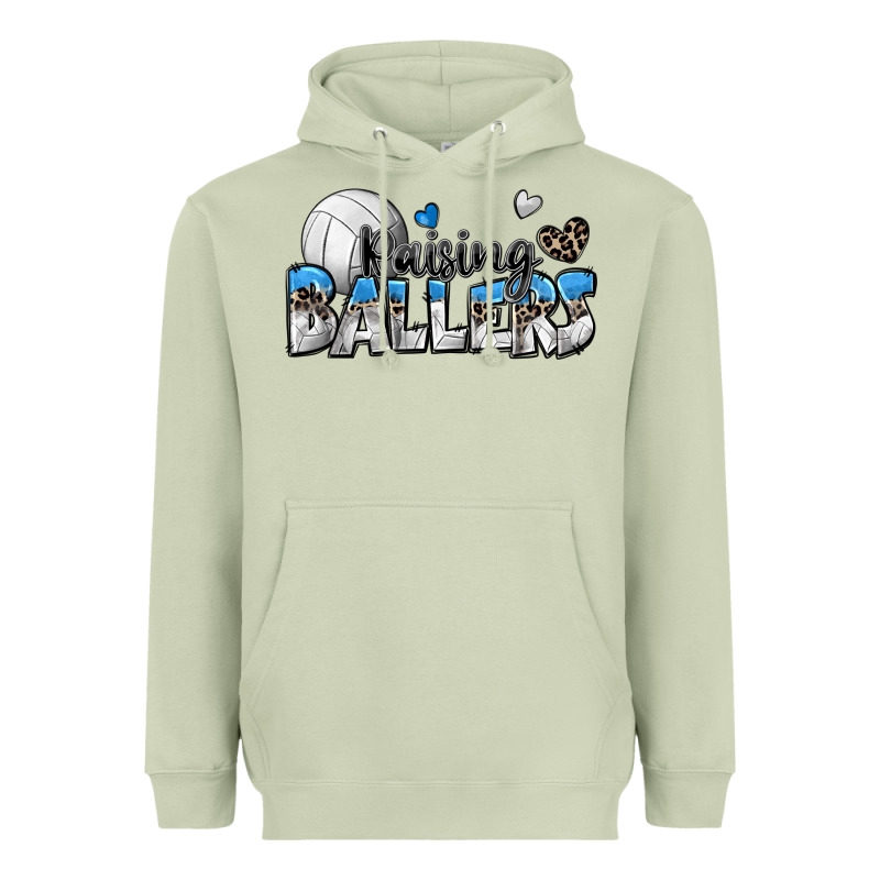 Raising Ballers Volleyball Heavyweight Hoodie by Zillion Design Studio | Teevron