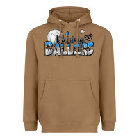 Toasted Coconut raising ballers volleyball Heavyweight Hoodie - Zillion Design Studio