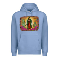 Colony Blue western our lady of guadalupe Premium Hoodie - JahusDesignShop