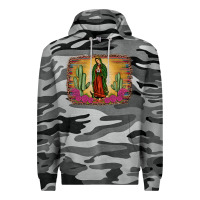 Slate Camo western our lady of guadalupe Premium Hoodie - JahusDesignShop