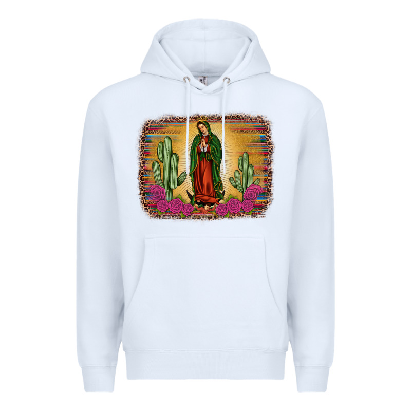 Western Our Lady Of Guadalupe Premium Hoodie by JahusDesignShop | Teevron