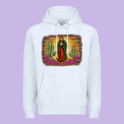 Western Our Lady Of Guadalupe Premium Hoodie Designed By Jahusdesignshop