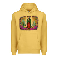 Antique Gold western our lady of guadalupe Premium Hoodie - JahusDesignShop