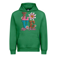 Emerald valentines day love like jesus Urban Hoodie - AdoDesignShop
