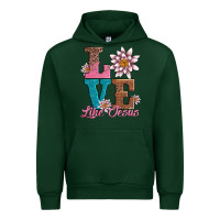 Forest Green valentines day love like jesus Urban Hoodie - AdoDesignShop