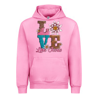 Fuchsia Pink valentines day love like jesus Urban Hoodie - AdoDesignShop