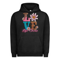 Pigment Black valentines day love like jesus Urban Hoodie - AdoDesignShop