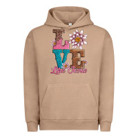 Pigment Burro valentines day love like jesus Urban Hoodie - AdoDesignShop