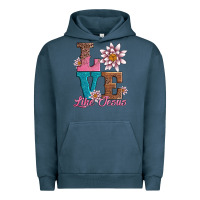 Pigment Midnight Navy valentines day love like jesus Urban Hoodie - AdoDesignShop