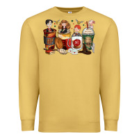 Antique Gold harry coffee cups Premium Sweatshirt - Zillion Design Studio