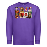 Purple harry coffee cups Premium Sweatshirt - Zillion Design Studio