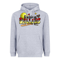 Heather Grey raising ballers softball Heavyweight Hoodie - Zillion Design Studio
