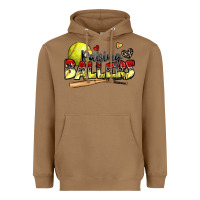 Toasted Coconut raising ballers softball Heavyweight Hoodie - Zillion Design Studio