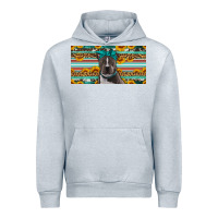 Heather Grey pittbull license plate Urban Hoodie - Artiststas