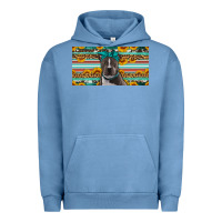 Pigment Pebble Blue pittbull license plate Urban Hoodie - Artiststas