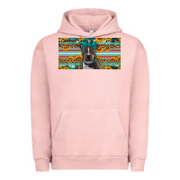 Pigment Salmon pittbull license plate Urban Hoodie - Artiststas
