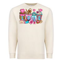 Sandshell valentine's day coffee cups Premium Sweatshirt - Zillion Design Studio
