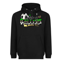 Black raising ballers soccer Heavyweight Hoodie - Zillion Design Studio