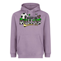 Lavender raising ballers soccer Heavyweight Hoodie - Zillion Design Studio