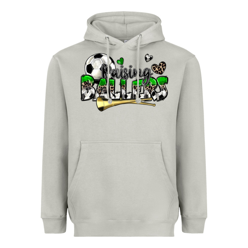 Raising Ballers Soccer Heavyweight Hoodie by Zillion Design Studio | Teevron