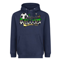 Navy raising ballers soccer Heavyweight Hoodie - Zillion Design Studio
