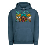 Pigment Midnight Navy labrador mom Urban Hoodie - Artiststas