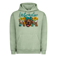 Pigment Oil Green labrador mom Urban Hoodie - Artiststas