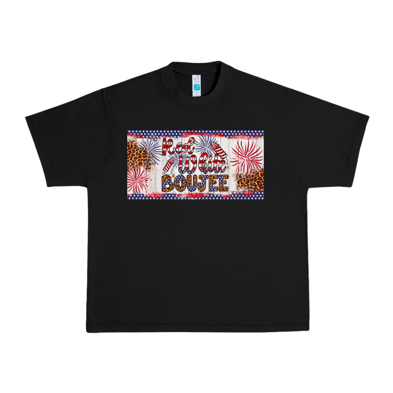 Red White Boujee Urban Heavy Tee by Artiststas | Teevron