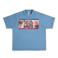 Pebble Blue red white boujee Urban Heavy Tee - Artiststas