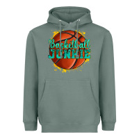 Sage basketball junkie Heavyweight Hoodie - texasbilliewilder