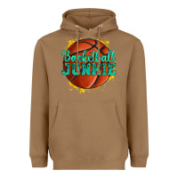 Toasted Coconut basketball junkie Heavyweight Hoodie - texasbilliewilder