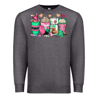 Charcoal Heather pharmacy coffee cups Premium Sweatshirt - Zillion Design Studio