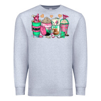 Heather Grey pharmacy coffee cups Premium Sweatshirt - Zillion Design Studio