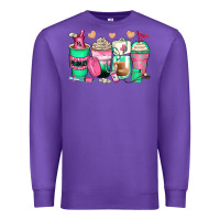 Purple pharmacy coffee cups Premium Sweatshirt - Zillion Design Studio