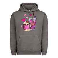 Pigment Tornado valentines day heart coffe Urban Hoodie - AdoDesignShop