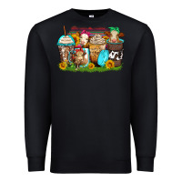 Black heifers coffee cups Premium Sweatshirt - Zillion Design Studio