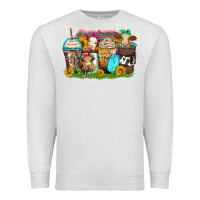 Oatmeal Heather heifers coffee cups Premium Sweatshirt - Zillion Design Studio