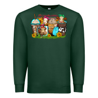 Sports Green heifers coffee cups Premium Sweatshirt - Zillion Design Studio