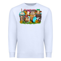 White heifers coffee cups Premium Sweatshirt - Zillion Design Studio