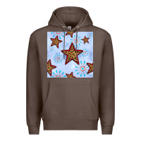 Coffee 4th of july leopard star seamless pattern Premium Hoodie - BundleAndBundleShop