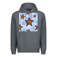Rock 4th of july leopard star seamless pattern Premium Hoodie - BundleAndBundleShop
