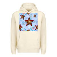 Sandshell 4th of july leopard star seamless pattern Premium Hoodie - BundleAndBundleShop