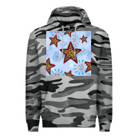 Slate Camo 4th of july leopard star seamless pattern Premium Hoodie - BundleAndBundleShop